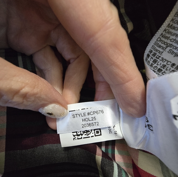 J. Crew Étienne Cropped Shirt Stewart Tartan Cotton Poplin Plaid Women's S NWT - Picture 11 of 11